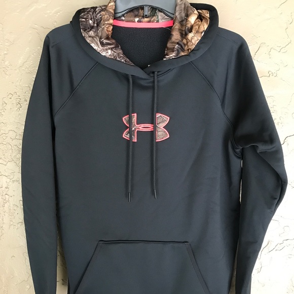 Under Armour Sweaters - GRAY Under Armour Women's Hoodie Realtree Camo  M